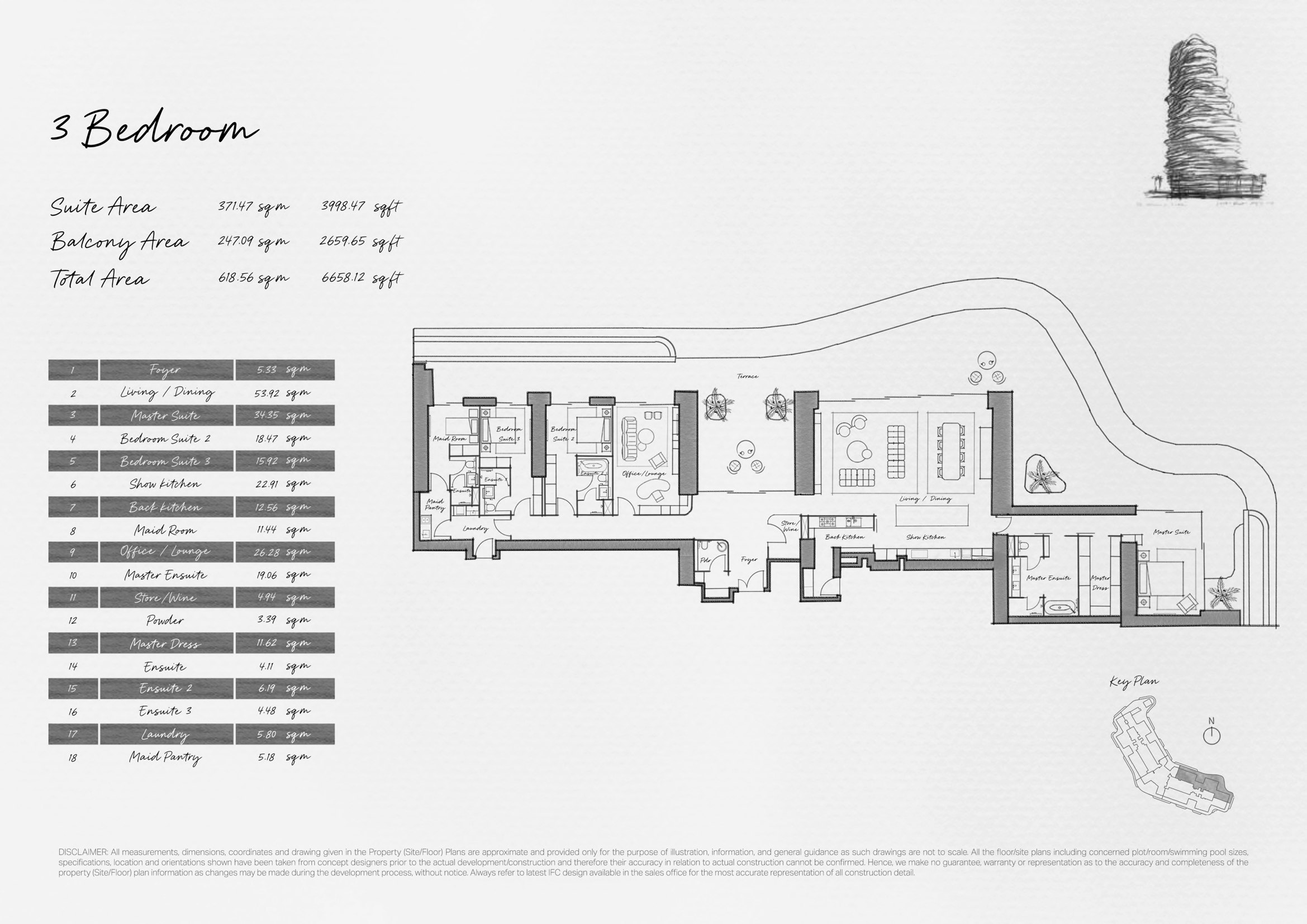 Wedyan – The Canal floor plan 3