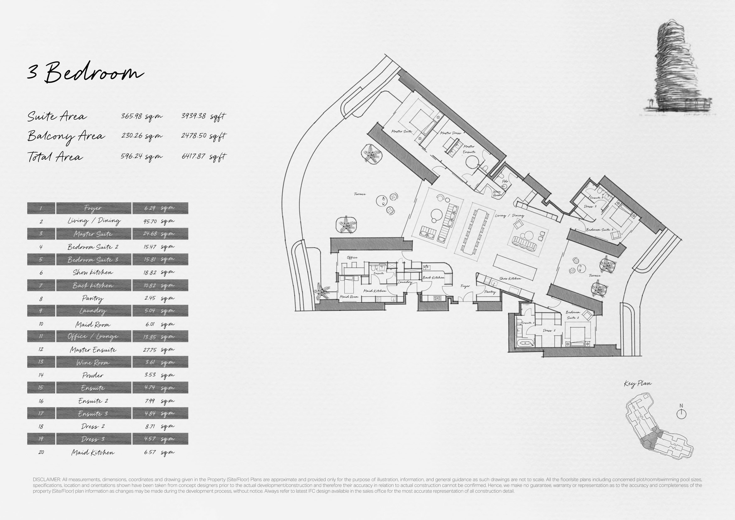 Wedyan – The Canal floor plan 2