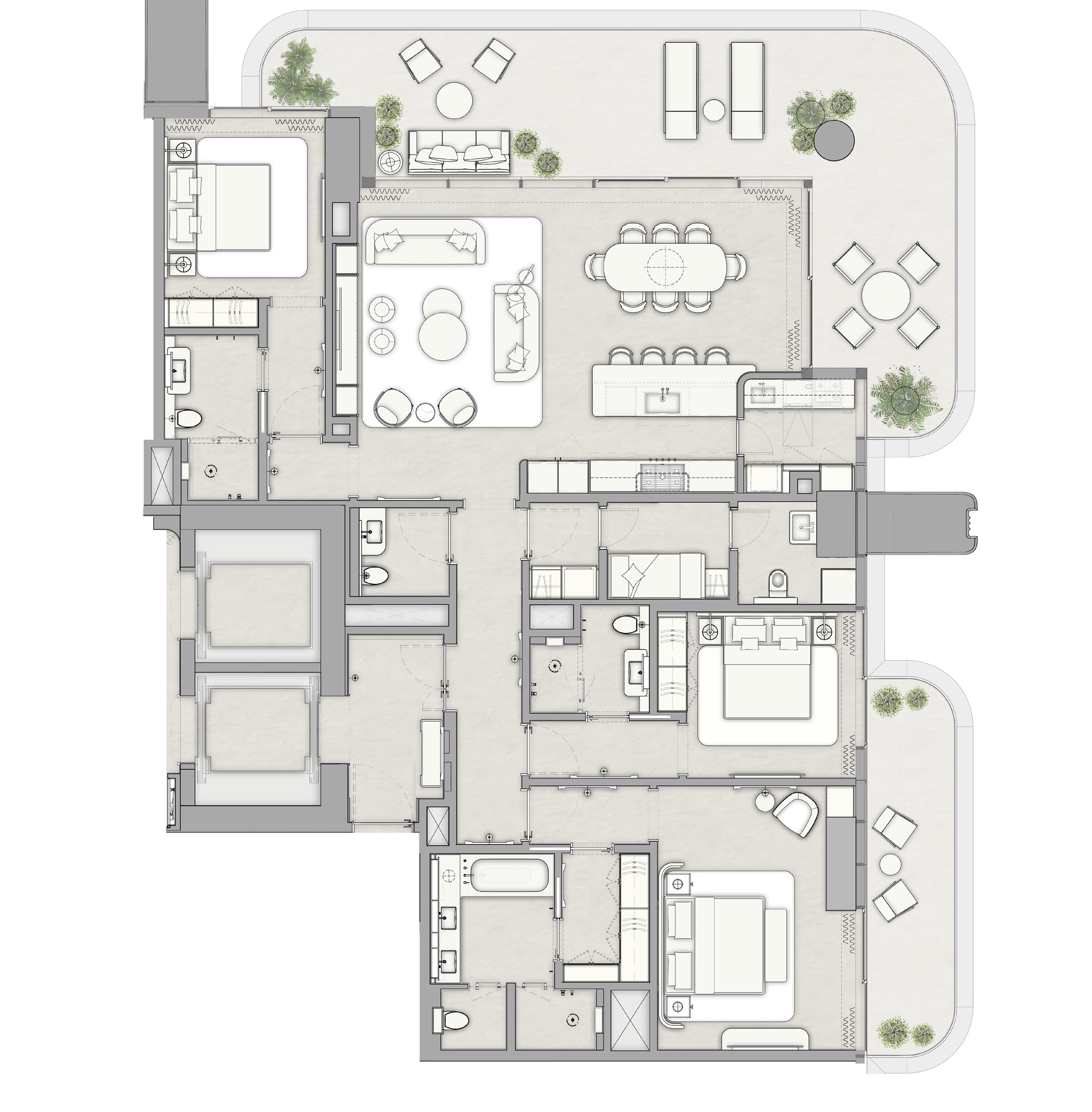 The Ritz-Carlton Residences floor plan 5