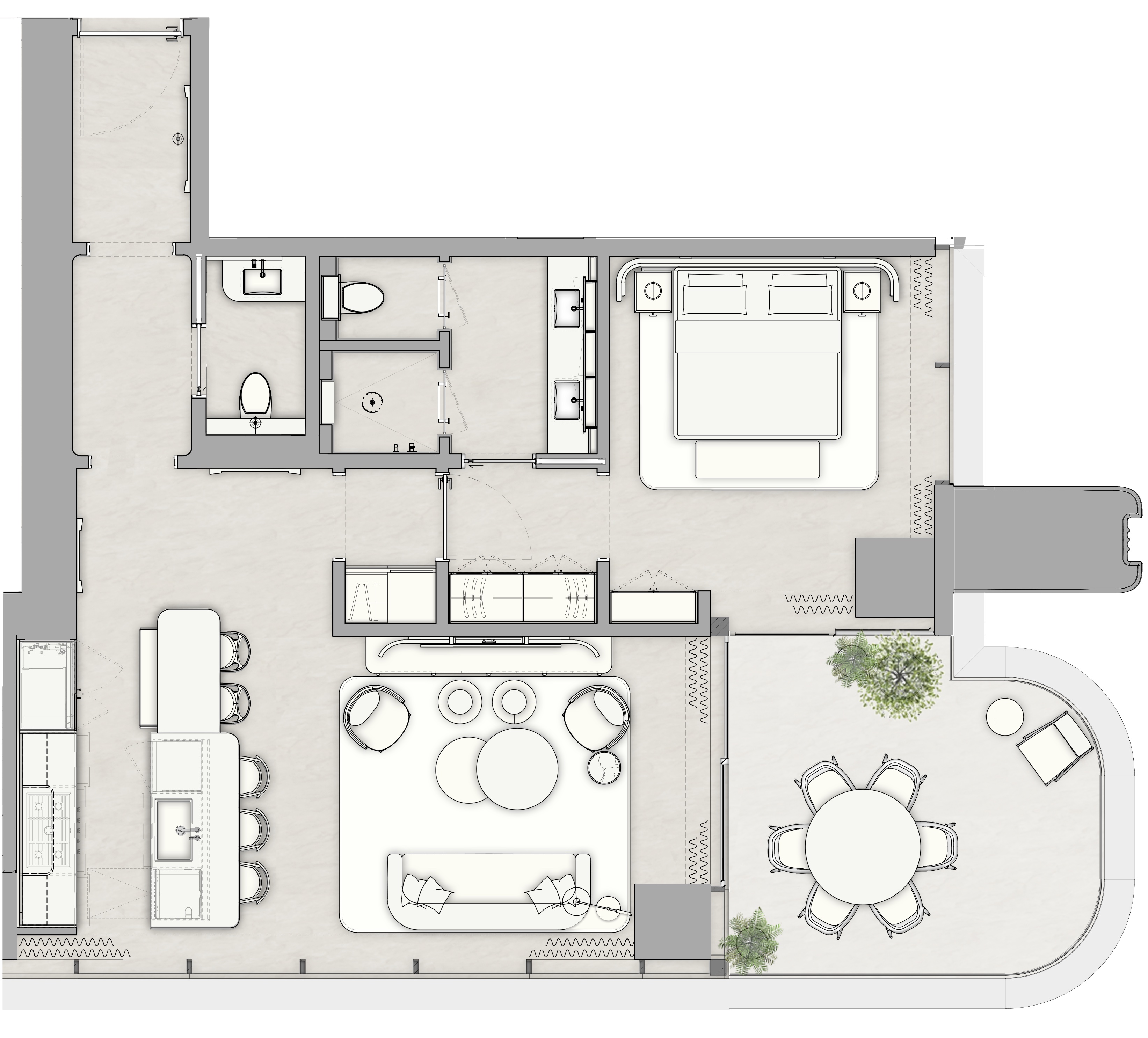 The Ritz-Carlton Residences floor plan 1
