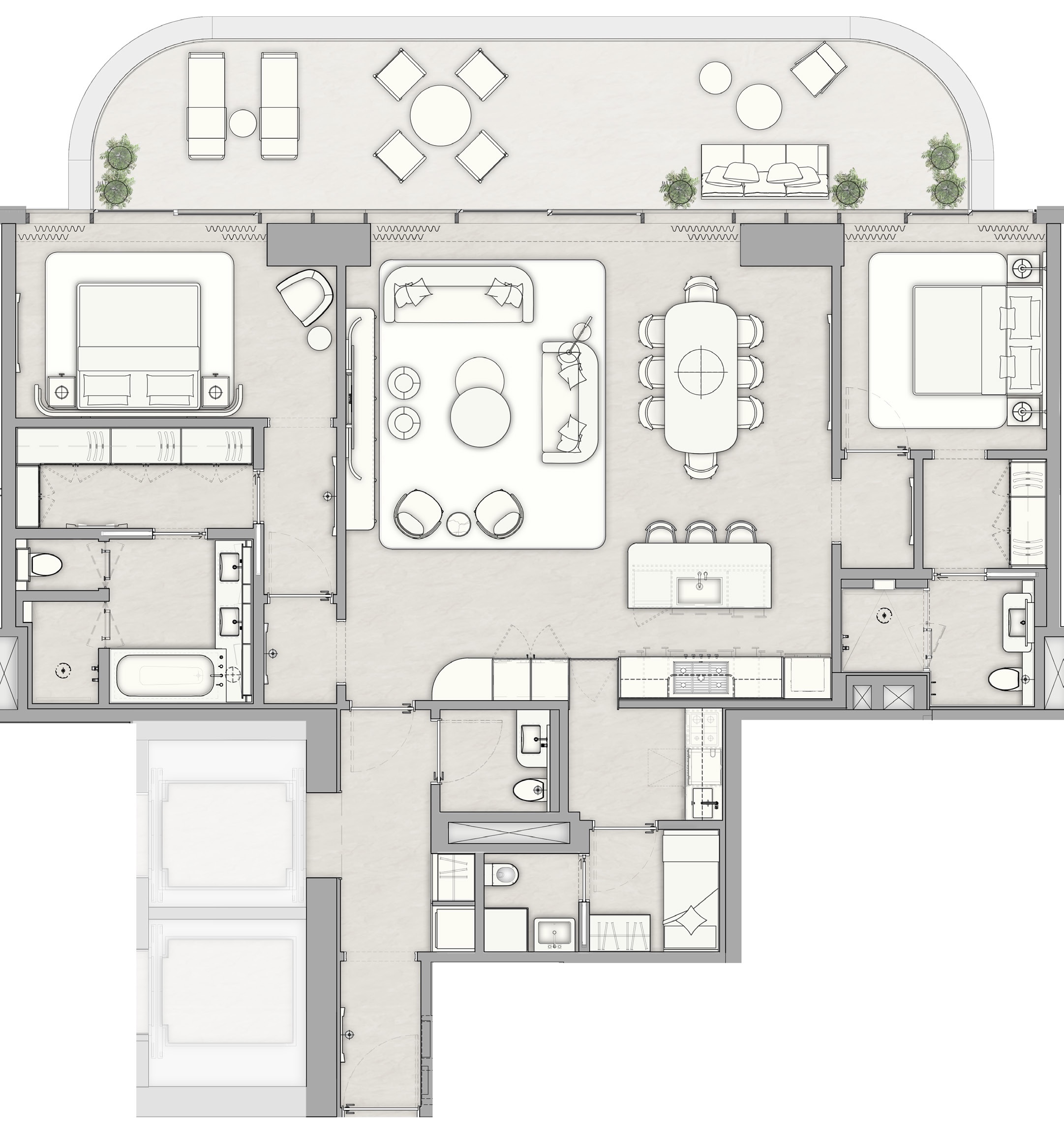 The Ritz-Carlton Residences floor plan 3