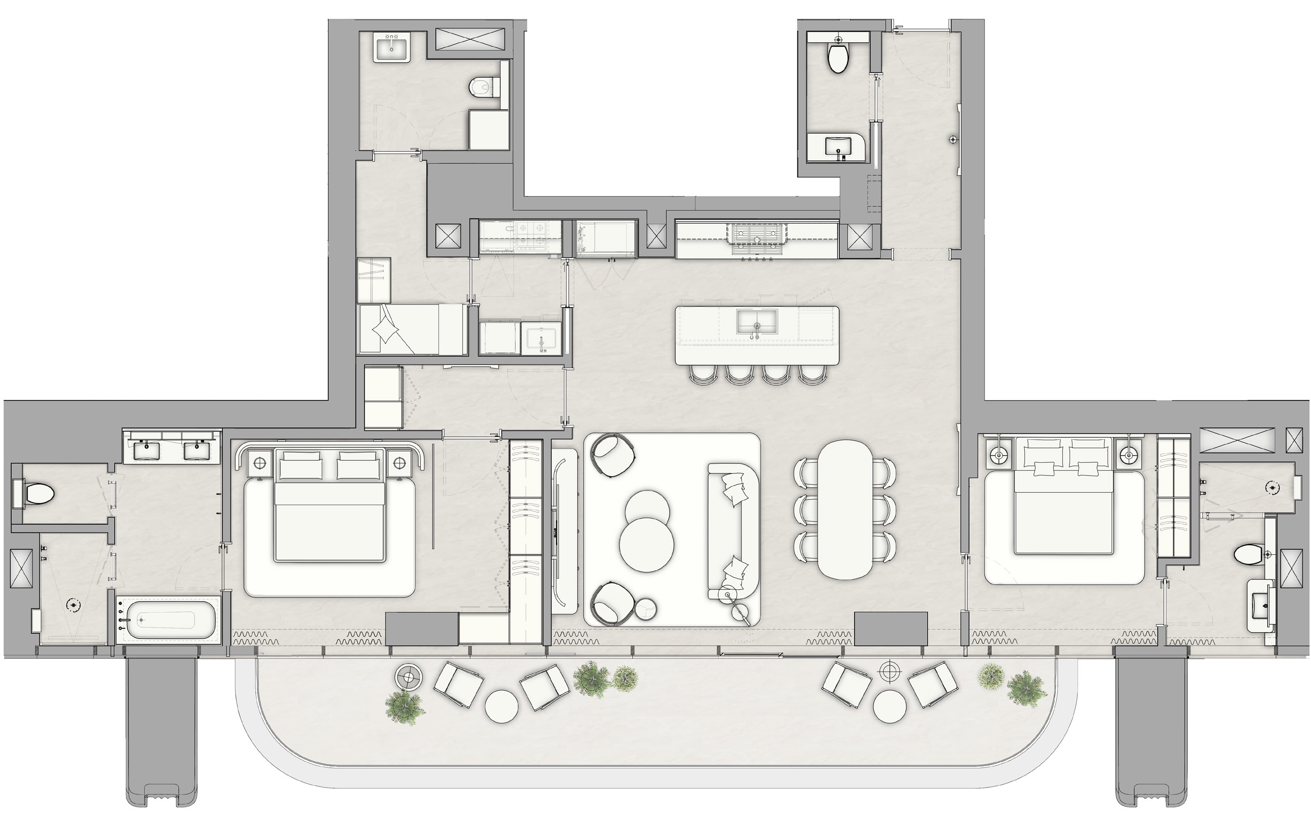 The Ritz-Carlton Residences floor plan 4