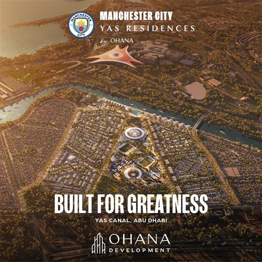 Manchester City Yas Residences by Ohana Development in Yas Canal, Abu Dhabi