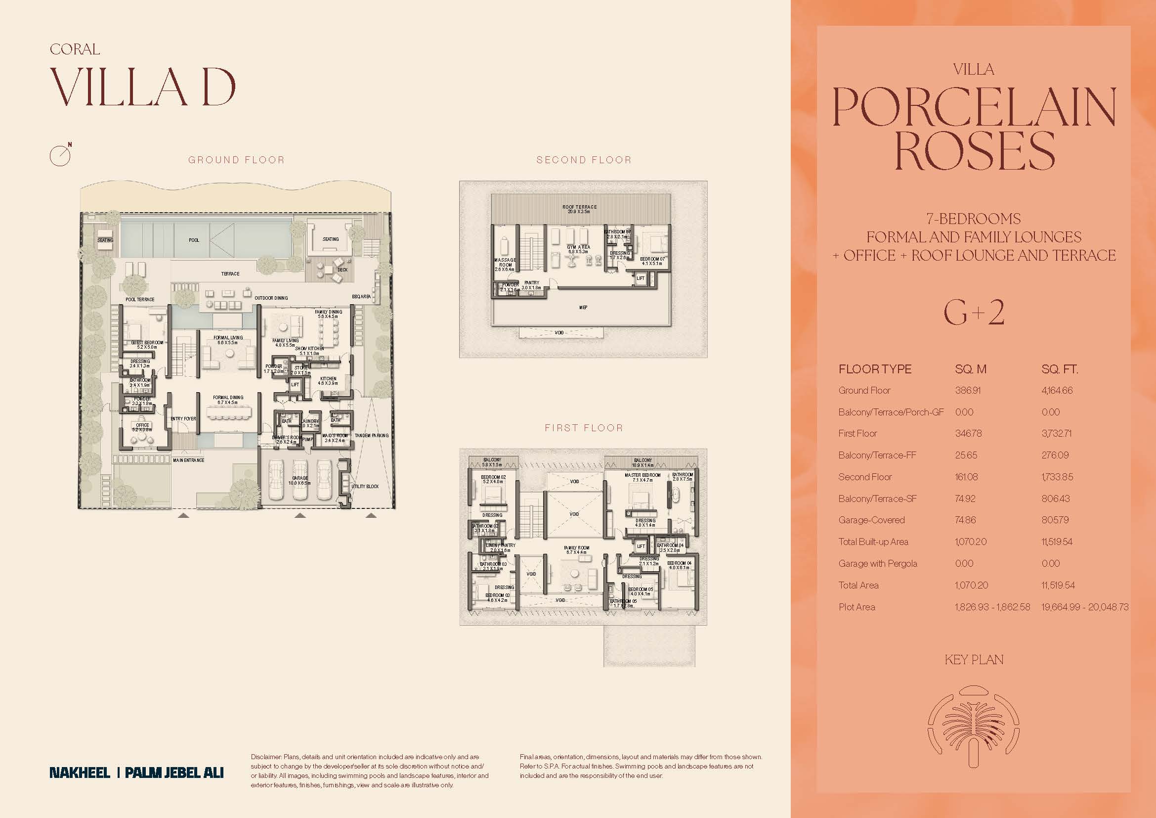 Palm Jebel Ali – Beach Collection & Coral Collection – Grundriss 1