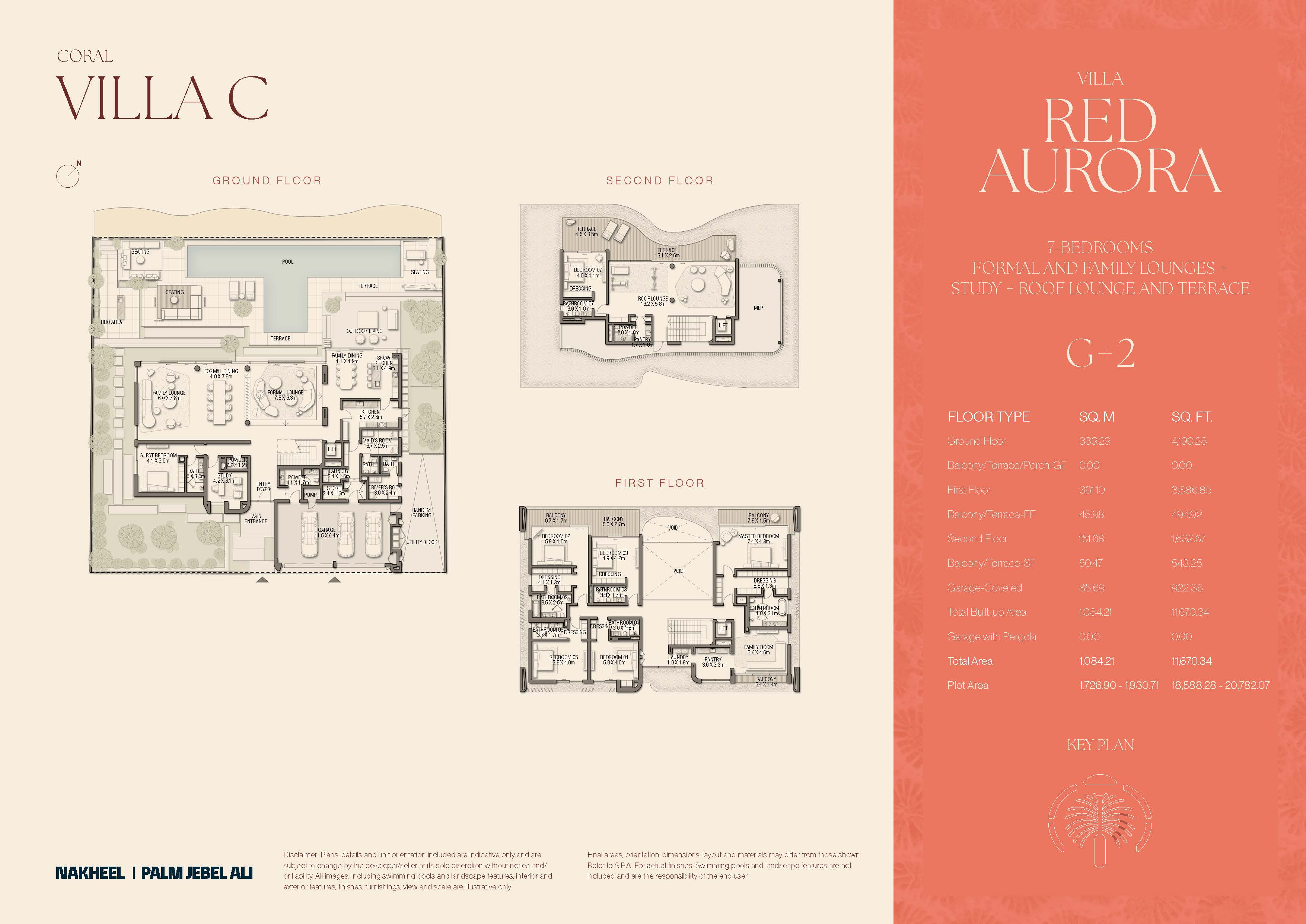 Palm Jebel Ali – Beach Collection & Coral Collection – Grundriss 3