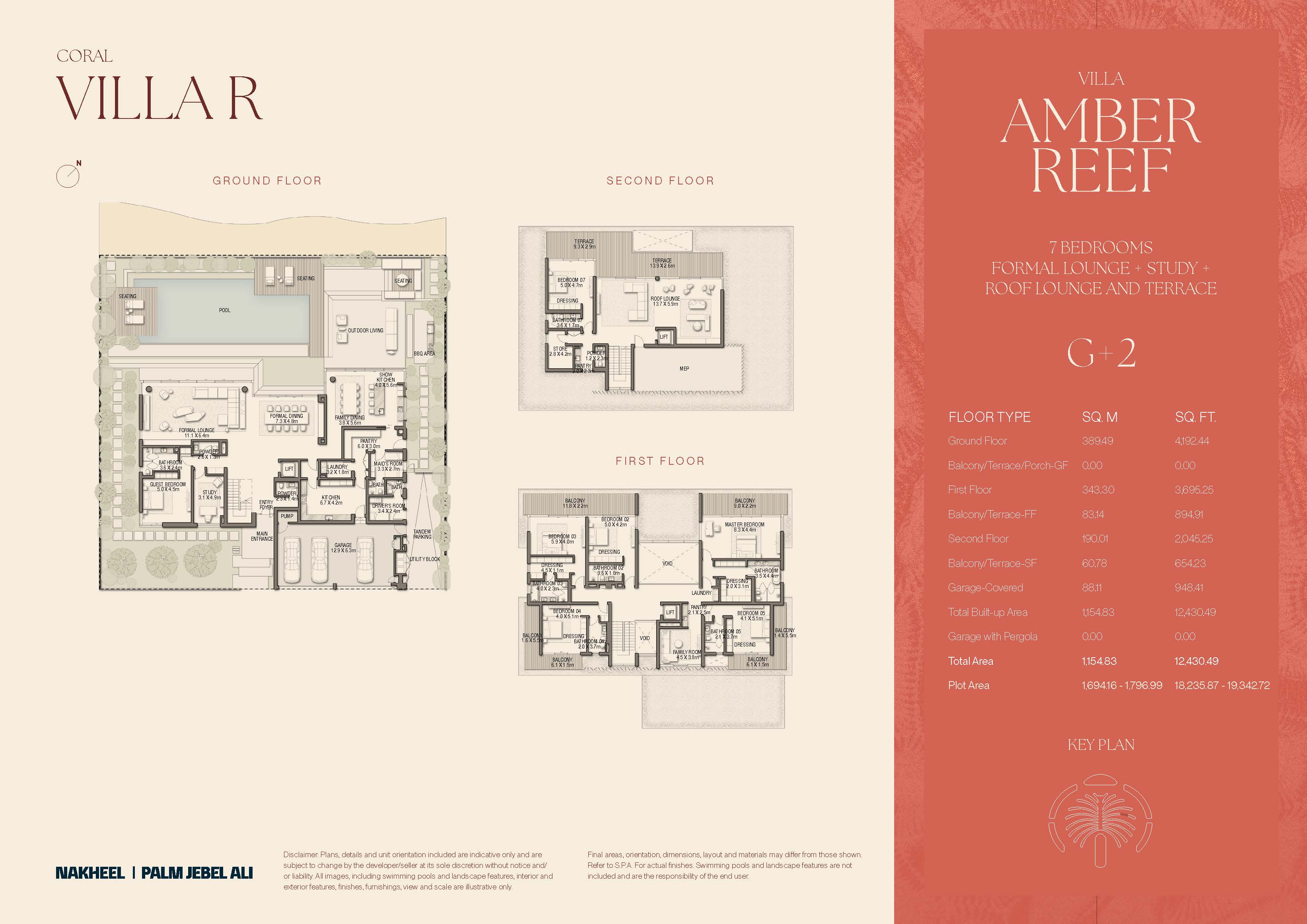 Palm Jebel Ali – Beach Collection & Coral Collection – Grundriss 4